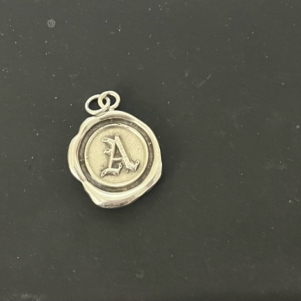 Silver Initial Pendant Necklace